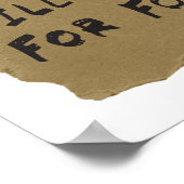 食べ物の暗号 ポスター (角)