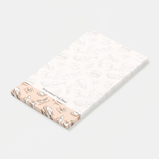 食べ物の柄 ポストイット (アングル)