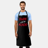 『食べ物の男』 エプロン (着用した状態)