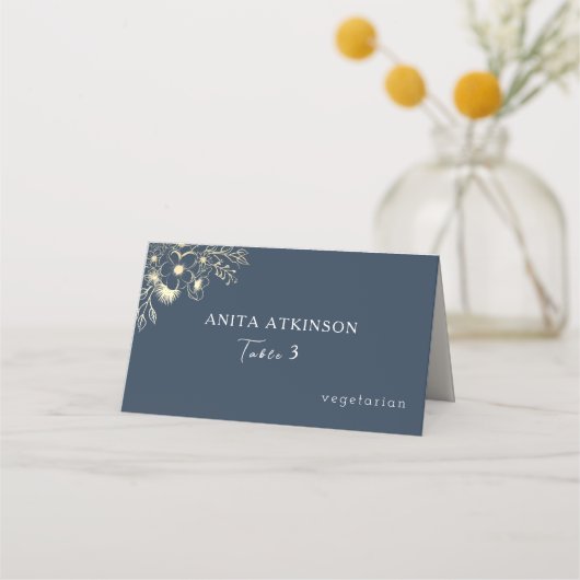 食べ物の結婚選択 プレイスカード (正面)