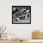 食べ物はキャンプ・メスアットベアレトン， VA 1863 ポスター (キッチン)