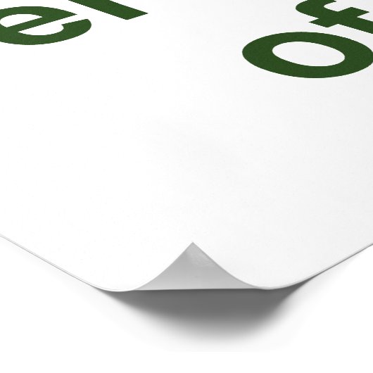 食べ物は含めることが許される – 食べ物の事実 ポスター (角)