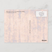 食べ物は無駄にするな ポストカード (裏面)