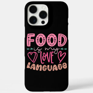食べ物は私の愛の言語である – レトロ食べ物の恋人シェフC iPhone 16 PRO MAXケース