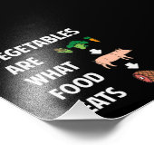 食べ物は野菜食べだ フォトプリント            (角)