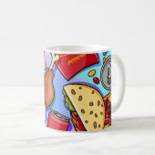 食べ物への愛情 コーヒーマグカップ (正面右)