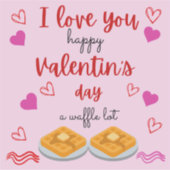 食べ物への愛情 シール (正面)