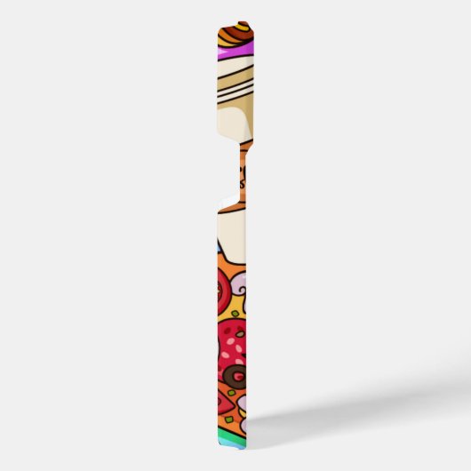 食べ物への愛情 iPhoneケース (右側面)