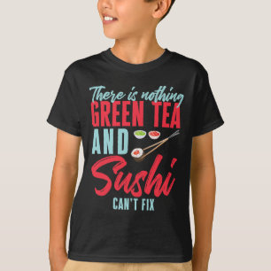 食べ物わさび好日本のきの寿司デザイン Tシャツ