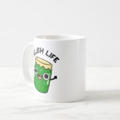 食べ物をおもしろい食べる コーヒーマグカップ (正面左)