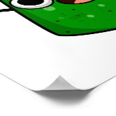 食べ物をおもしろい食べる ポスター (角)