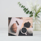 食べ物をテーマに、クロス、チョコレートのストリップ、Su ポストカード (スタンド正面)