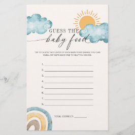 食べ物をベビーする |サンシャインベビーシャワーゲーム