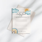 食べ物をベビーする |サンシャインベビーシャワーゲーム 招待状