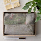 食べ物を与えのニワトリ(ウォルター・フレドリック・オズボーンによる) 薄葉紙 (ギフト)