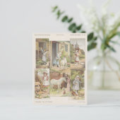 食べ物を与えの家畜 ポストカード (スタンド正面)