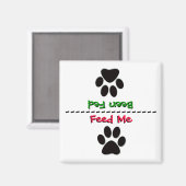 食べ物を与えの無食べ物を与えい マグネット (正面/裏面)