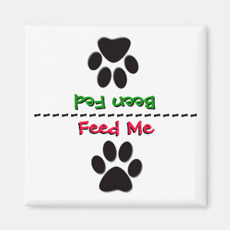 食べ物を与えの無食べ物を与えい マグネット