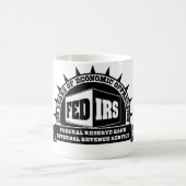 食べ物を与えられた及びIRSの百年祭のマグ コーヒーマグカップ (中央)