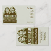 食べ物を与えられた行為カードを終えて下さい 名刺 (正面/裏面)