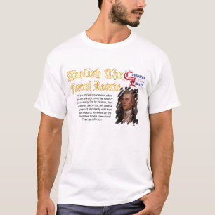食べ物を与えられる廃止して下さい Tシャツ