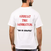 食べ物を与えられる Tシャツ (裏面)