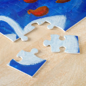 食べ物を与えアヒル絵画ズ ジグソーパズル (側面)