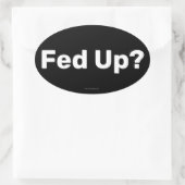 食べ物を与えステッカー 楕円形シール (バッグ)