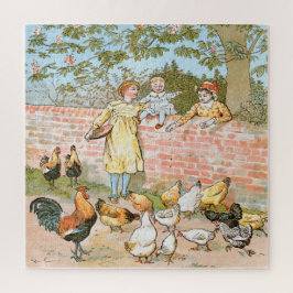 食べ物を与えズヴィンテージプリント ジグソーパズル