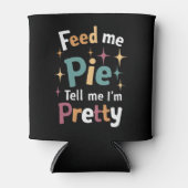 食べ物を与えパイと感謝祭の事を言かわいらしえ 缶クーラー (正面)