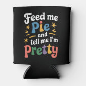 食べ物を与えパイと感謝祭の事を言かわいらしえ 缶クーラー (正面)