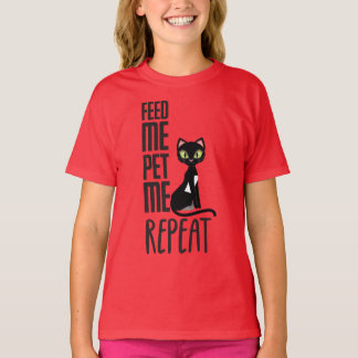 食べ物を与え愛撫 Tシャツ