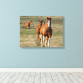 食べ物を与え時間 キャンバスプリント (インサイチュ (ウッドフロア))