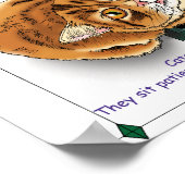 食べ物を与え猫 ポスター (角)