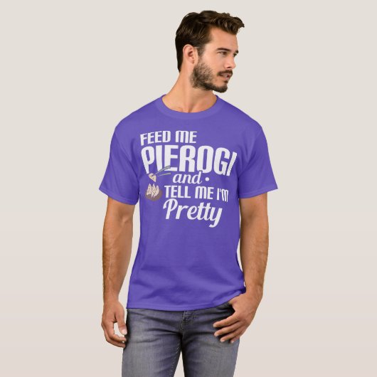 食べ物を与え私に伝えてくれかわいらしる Tシャツ (正面フル)