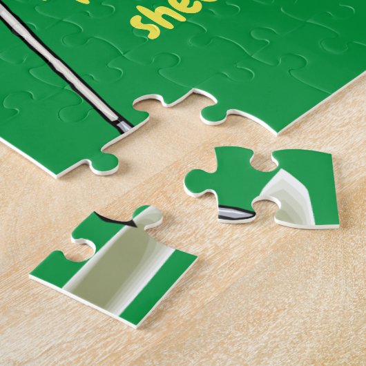 食べ物を与え羊 ジグソーパズル (側面)