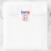 食べ物を与え起き感じて! ラウンドシール (バッグ)