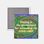 食べ物を与え限 マグネット (正面/裏面)