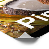 食べ物を与え顔 ポスター (角)