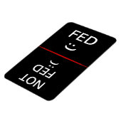 食べ物を与え食べ物を与え大きい マグネット (左側)