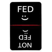 食べ物を与え食べ物を与え大きい マグネット (縦)