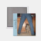 食べ物を与え飢えた犬の磁石 マグネット (正面/裏面)