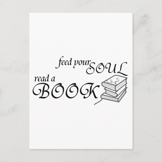 食べ物を与え魂 ポストカード (正面)