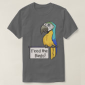 食べ物を与え鳥 Tシャツ (デザイン正面)