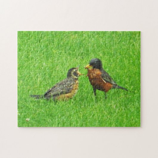 食べ物を与え ジグソーパズル (横)