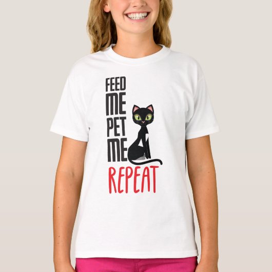 食べ物を与え Tシャツ (正面)