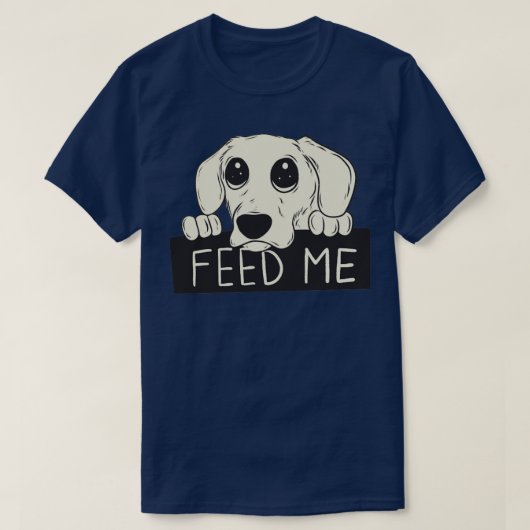 食べ物を与え Tシャツ (デザイン正面)