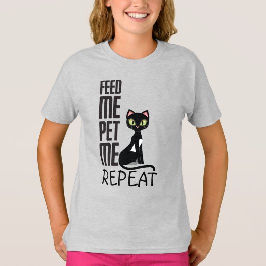 食べ物を与え Tシャツ (正面)