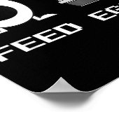 食べ物を与えEggs Iは喜劇を考え笑離れうべきだGa ポスター (角)