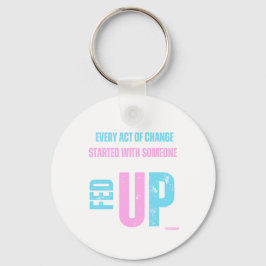 食べ物を与えKeychain - Transプライド版 キーホルダー